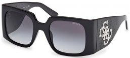 Lunettes de soleil - Guess - GU00201-H - 01B  SHINY BLACK // GREY GRADIENT