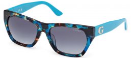 Gafas de Sol - Guess - GU00203-H - 87P  HAVANA TURQUOISE // GREEN GRADIENT