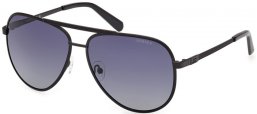 Gafas de Sol - Guess - GU00209 - 02D  MATTE BLACK // GREY POLARIZED