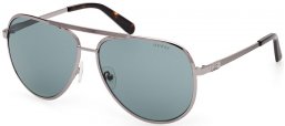 Gafas de Sol - Guess - GU00209 - 08V  SHINY BRONZE // LIGHT BLUE