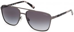 Gafas de Sol - Guess - GU00210 - 07B  SATIN DARK RUTHENIUM // GREY GRADIENT