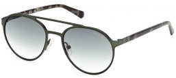 Sunglasses - Guess - GU00211 - 97P  MATTE DARK GREEN // GREEN GRADIENT