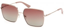 Gafas de Sol - Guess - GU7866 - 32T  SHINY GOLD // BURGUNDY GRADIENT