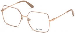 Monturas - Guess - GU2824 - 059  SHINY ROSE GOLD LIGHT BROWN