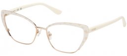 Lunettes de vue - Guess - GU50122 - 021  MATTE WHITE GOLD