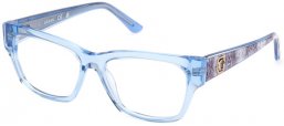 Monturas - Guess - GU50126 - 084  SHINY TRANSPARENT BLUE