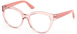 Monturas - Guess - GU50232 - 072  SHINY TRANSPARENT PINK