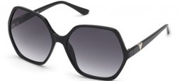 Gafas de Sol - Guess - GU7747 - 01B  SHINY BLACK // GREY GRADIENT