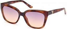 Lunettes de soleil - Guess - GU7878 - 53Z  HAVANA // VIOLET GRADIENT