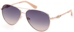 Gafas de Sol - Guess - GU7885-H  - 28W  SHINY GOLD // BLUE GRADIENT