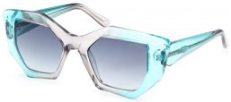 Lunettes de soleil - Guess - GU7897 - 89W  TURQUOISE // BLUE GRADIENT