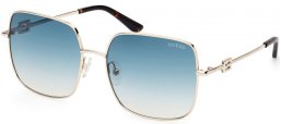 Gafas de Sol - Guess - GU7906-H  - 32P  SHINY GOLD // BLUE GRADIENT