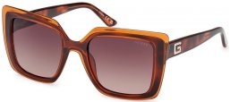 Gafas de Sol - Guess - GU7908 - 52F  DARK HAVANA ORANGE // BROWN GRADIENT