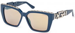 Gafas de Sol - Guess - GU7915 - 90G  SHINY BLUE // LIGHT BROWN MIRROR