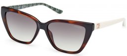 Gafas de Sol - Guess - GU7919 - 52P  DARK HAVANA // GREEN GRADIENT