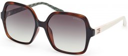 Gafas de Sol - Guess - GU7921-H - 52P  DARK HAVANA // GREEN GRADIENT