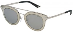 Lunettes de soleil - Police - SPL349 HALO 2 - 579K SILVER // GREY MIRROR SILVER