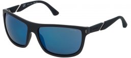 Sunglasses - Police - SPL351 SPEED 2 - 92EB BLACK // GREY MIRROR BLUE