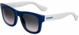 Lunettes de soleil - Havaianas - PARATY/L - QMB (LS) BLUE WHITE // GREY GRADIENT