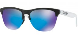 Sunglasses - Oakley - FROGSKINS LITE OO9374 - 9374-02 MATTE BLACK // PRIZM SAPPHIRE