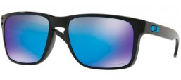 Lunettes de soleil - Oakley - HOLBROOK XL OO9417 - 9417-03 POLISHED BLACK // PRIZM SAPPHIRE