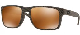 Lunettes de soleil - Oakley - HOLBROOK XL OO9417 - 9417-06 WOODGRAIN // PRIZM TUNGSTEN POLARIZED