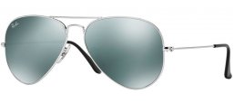 Gafas de Sol - Ray-Ban® - Ray-Ban® RB3025 AVIATOR LARGE METAL - W3277 SILVER // CRYSTAL GREY MIRROR