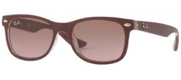 Gafas Junior - Ray-Ban® Junior Collection - RJ9052S - 702414 MATTE BORDO ON TRANSPARENT // VIOLET GRADIENT BROWN