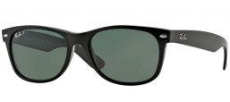 Gafas de Sol - Ray-Ban® - Ray-Ban® RB2132 NEW WAYFARER - 901/58 BLACK // CRYSTAL GREEN POLARIZED