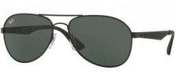 Lunettes de soleil - Ray-Ban® - Ray-Ban® RB3549 - 006/71 MATTE BLACK // GREEN