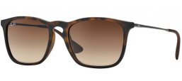 Sunglasses - Ray-Ban® - Ray-Ban® RB4187 CHRIS - 856/13 RUBBER HAVANA // GRADIENT BROWN