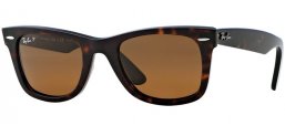 Lunettes de soleil - Ray-Ban® - Ray-Ban® RB2140 ORIGINAL WAYFARER - 902/57 TORTOISE // CRYSTAL BROWN POLARIZED