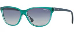 Gafas de Sol - Vogue eyewear - VO2729S   - 218911 TOP TURQUOISE TRANSPARENT DEMI SHINY // GREY GRADIENT