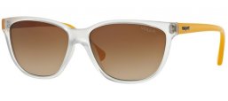 Sunglasses - Vogue - VO2729S   - W74513 TRANSPARENT DEMI SHINY // BROWN GRADIENT
