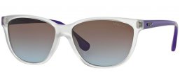 Lunettes de soleil - Vogue eyewear - VO2729S   - W74548 TRANSPARENT DEMI SHINY // AZURE GRADIENT PINK GRADIENT BROWN