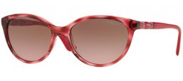Sunglasses - Vogue - VO2894SB - 235514 TOP HAVANA PINK TRANSPARENT // PINK GRADIENT BROWN
