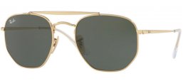 Gafas de Sol - Ray-Ban® - Ray-Ban® RB3648 MARSHAL - 001 GOLD // GREEN