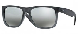 Gafas de Sol - Ray-Ban® - Ray-Ban® RB4165 JUSTIN - 852/88 MATTE GREY GREY TRANSPARENT //  GREY SILVER MIRROR GRADIENT