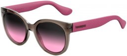 Sunglasses - Havaianas - NORONHA/M - 7HH (FF)  GREY PINK // GREY FUCHSIA