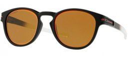 Lunettes de soleil - Oakley - LATCH OO9265 - 9265-36 MATTE BLACK // PRIZM BRONZE RUBY ALT IRIDIUM