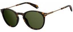 Gafas de Sol - Polaroid - PLD 2062/S - N9P (UC)  MATTE HAVANA // GREEN POLARIZED