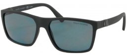 Lunettes de soleil - POLO Ralph Lauren - PH4133 - 528481 MATTE BLACK // GREY POLARIZED