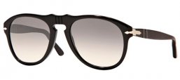 Lunettes de soleil - Persol - PO0649 - 95/32 BLACK // CRYSTAL GREY GRADIENT