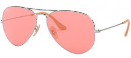 Gafas de Sol - Ray-Ban® - Ray-Ban® RB3025 AVIATOR LARGE METAL - 9065V7 SILVER // PINK PHOTOCROMIC