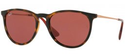 Lunettes de soleil - Ray-Ban® - Ray-Ban® RB4171 ERIKA - 639175 HAVANA // DARK VIOLET