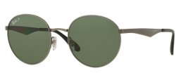 Sunglasses - Ray-Ban® - Ray-Ban® RB3537 - 004/9A SHINY GUNMETAL // DARK GREEN POLARIZED
