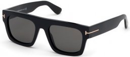 Gafas de Sol - Tom Ford - FAUSTO FT0711 - 01A  POLISHED BLACK // GREY