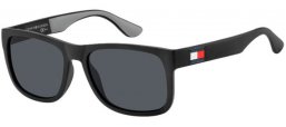 Gafas de Sol - Tommy Hilfiger - TH 1556/S - 08A (IR)  BLACK GREY // GREY