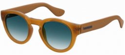 Sunglasses - Havaianas - TRANCOSO/M - FT4 (08) HONEY GOLD // DARK BLUE GRADIENT