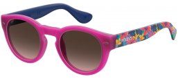 Gafas de Sol - Havaianas - TRANCOSO/M - SDH (HA) FUCHSIA PATTERNED // BROWN GRADIENT